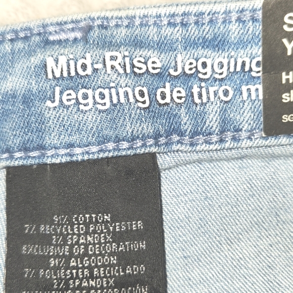 MOSSIMO " #DONT CARE" MID RISE JEGGING SIZE 2 /26 R RAW HEM NEW WITH TAGS - Picture 7 of 12
